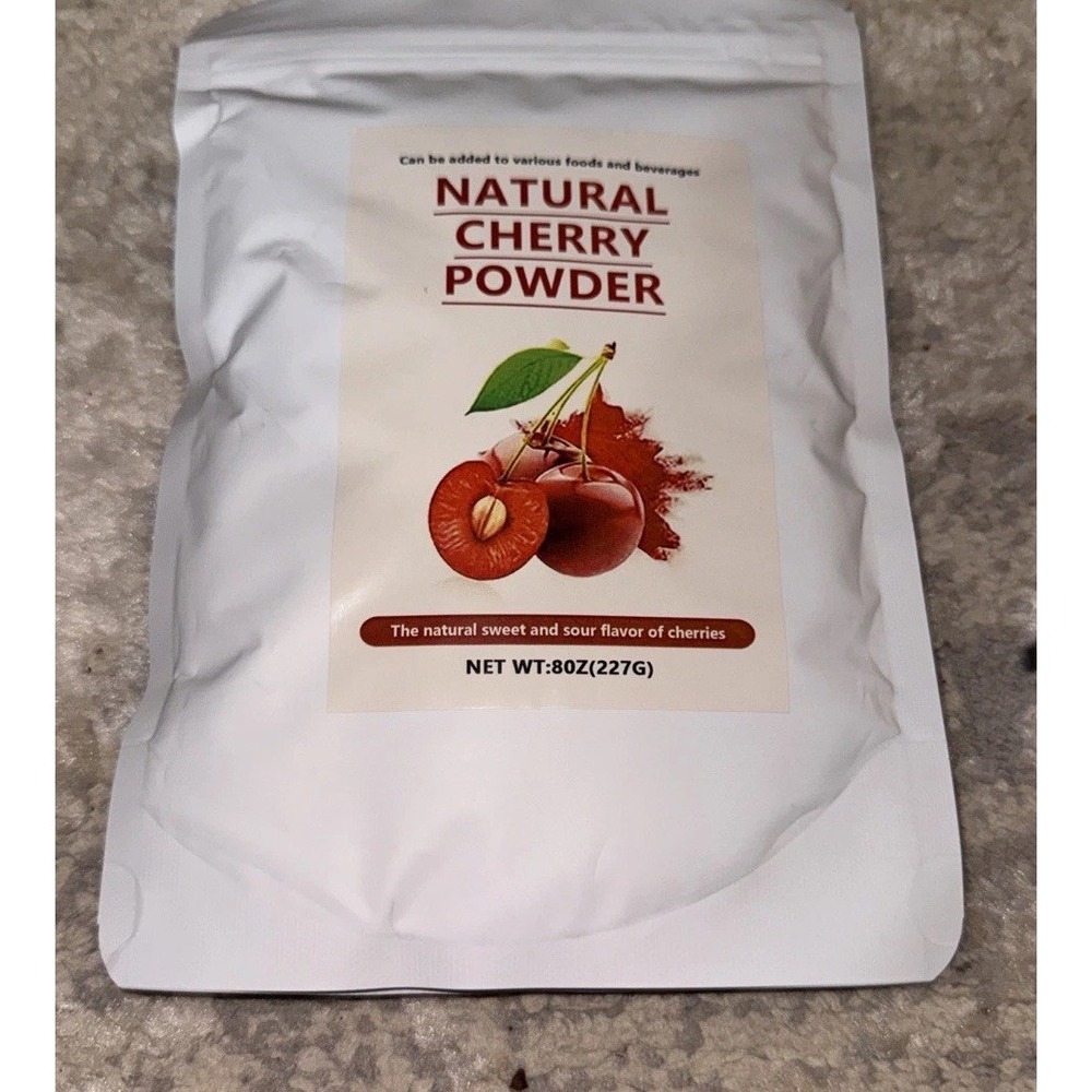 Natural Cherry Powder 8 0z Low Calorie No Filler Additives Sealed Exp 8-27